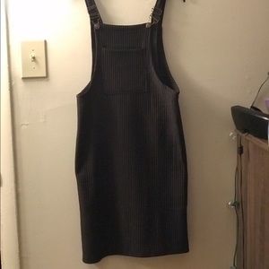 Black jumper dress